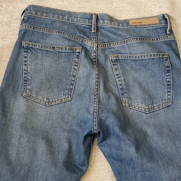 Grlfrnd Naomi women's highrise cut off crop distressed jeans size 31 - Picture 8 of 16